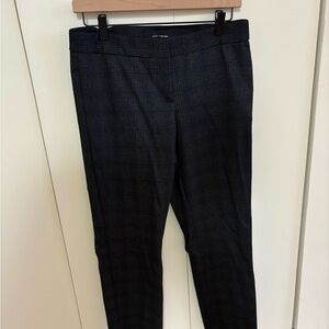 Women's Black Plaid Pants